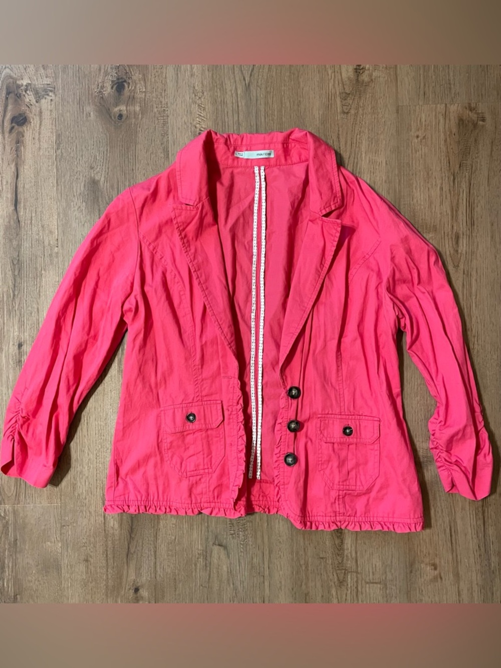 Maurices Hot Pink Casual Blazer Jacket